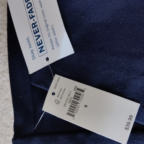 NWT OLD NAVY HIGH WAIST PIXIE SKINNY ANKLE. NAVY 8 - Picture 6 of 10